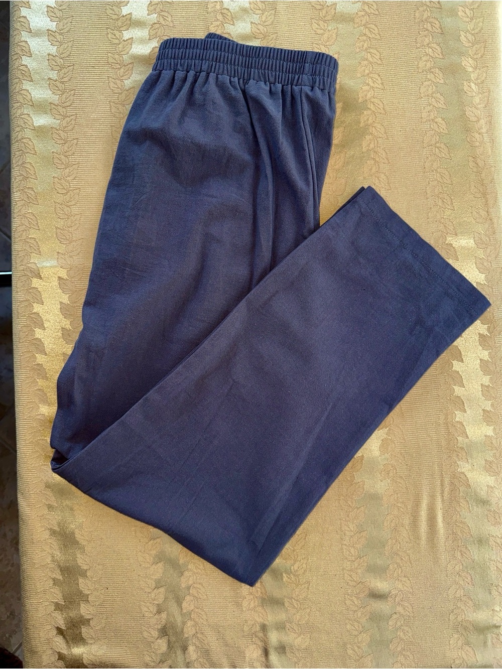 Elastic-Waist Casual Pants in Gray by SHEIN